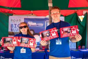 Jess and Wesley with 4 hog pics