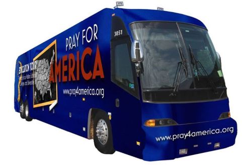 Pray for America bus