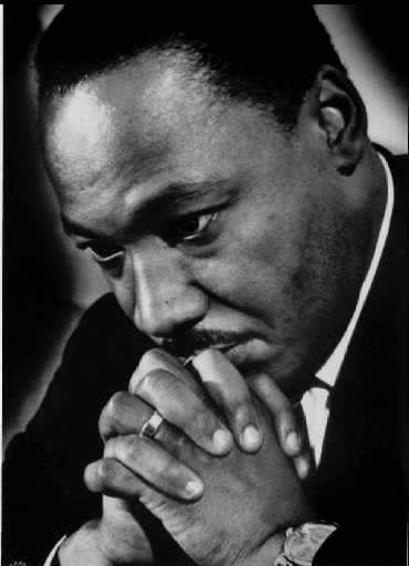 rev dr martin luther king praying