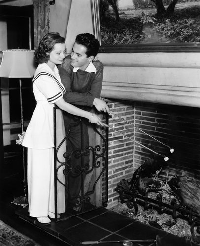 roasting marshmallows