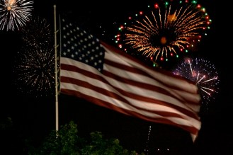 Fireworks Flag