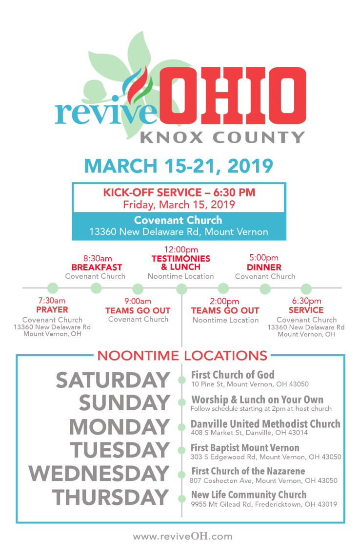 Knox County Schedule