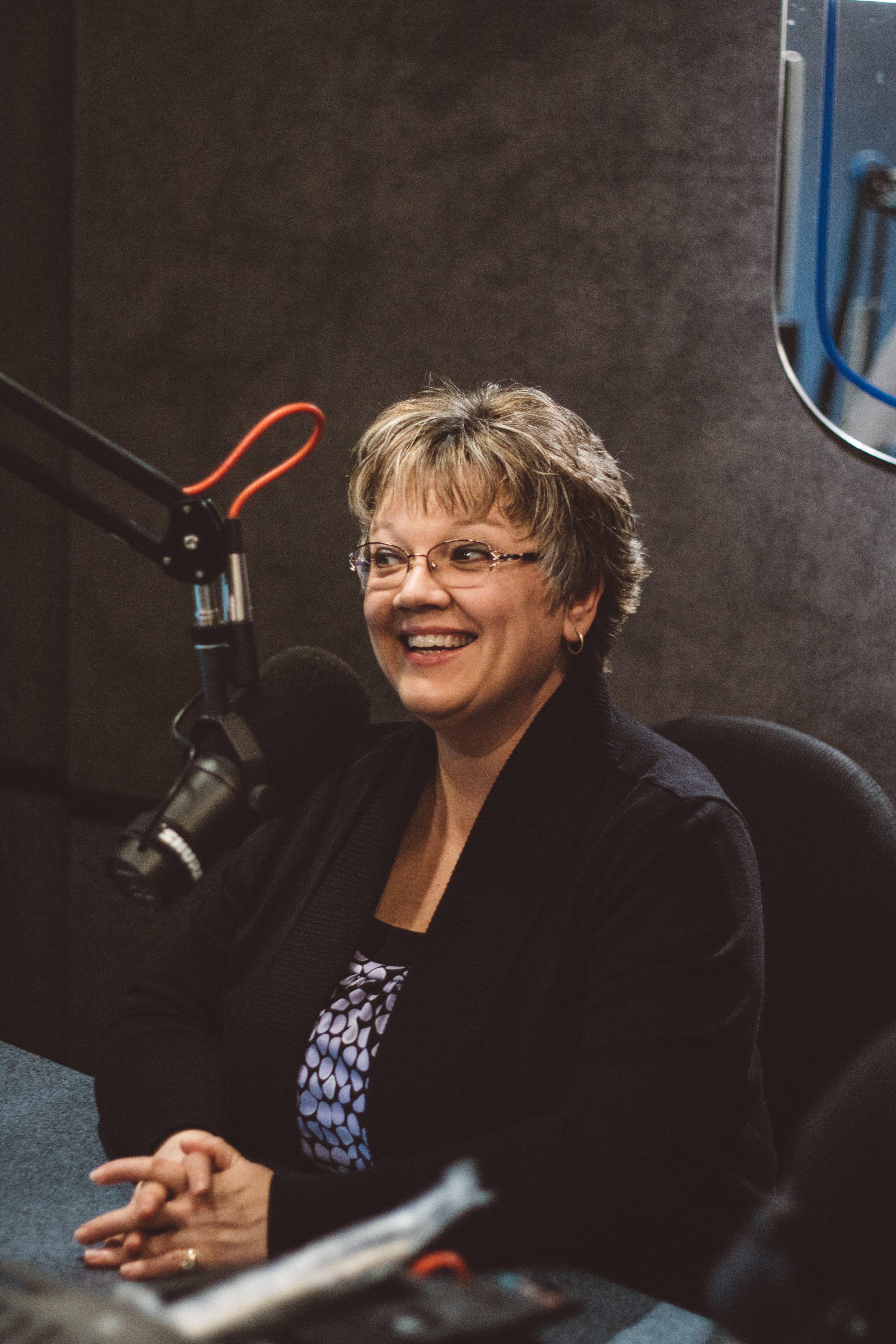 Marcy in studio