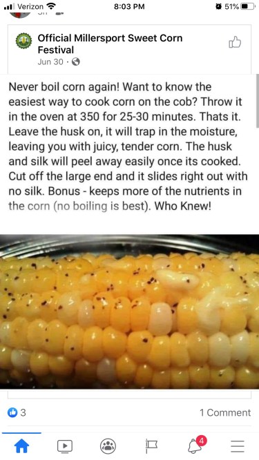 corn on the cob